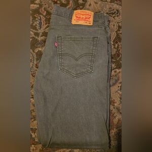 Levis 511 Jeans Men’s Size 34 X 29 Dark Gray Green Slim Fit
